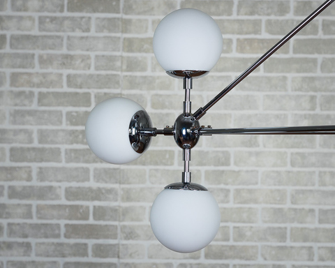 Люстра Modo Chandelier 15 Globes Chrome