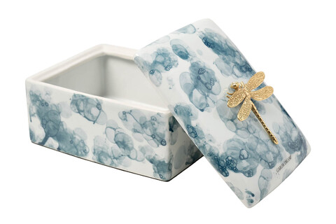 Шкатулка Garda Decor голубая 55rd6078l