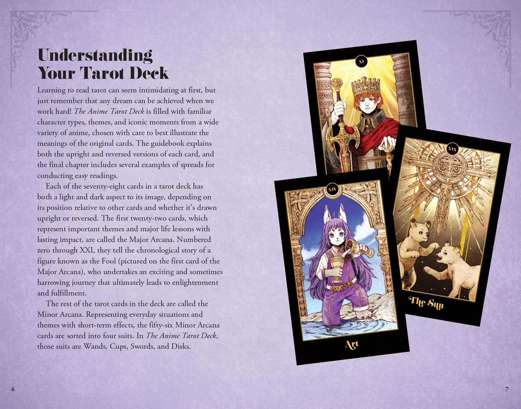 The Anime Tarot Deck and Guidebook. Таро и руководство – купить по выгодной  цене | Интернет-магазин комиксов 28oi.ru