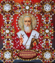 Ии-51 Набор для вышивания хрустальными камнями Святой Дионисий