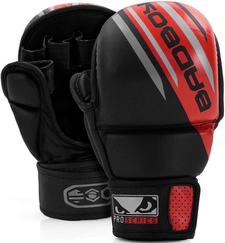 Перчатки для MMA Bad Boy Pro Series Advanced Safety Gloves-Black/Red