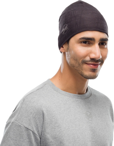 Двухслойная полиэстровая шапка Buff Hat reversible polyester Embers Black фото 2