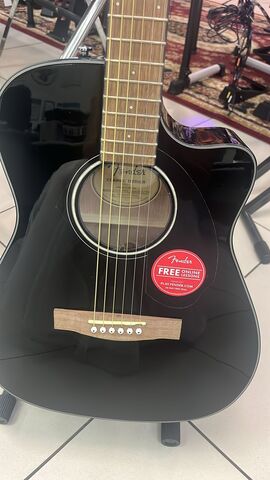 Fender CC-60SCE BLK WN электроакустическая гитара