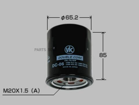 Фильтр  масляный  VIC  Double Core  DC-06 (C-809)