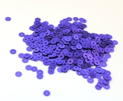 Пайетки плоские 4 мм.Viola (556W)
