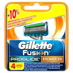 Сменные кассеты для бритья FUSION PROGLIDE POWER 4шт