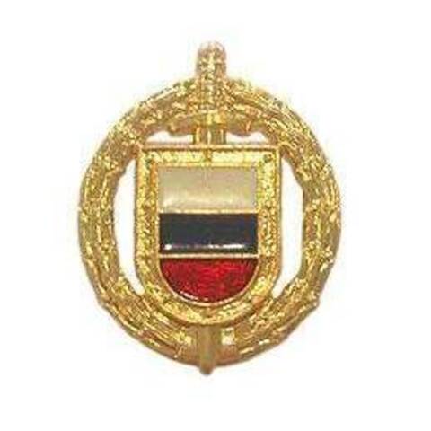 Эмблема петличная ФСО металл золото