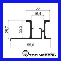 Верхняя направляющая T902, L=5000, А00 Серебро «MODUS»