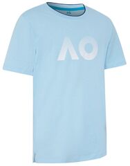 Детская теннисная футболка Australian Open Kids T-Shirt AO Textured Logo - light blue