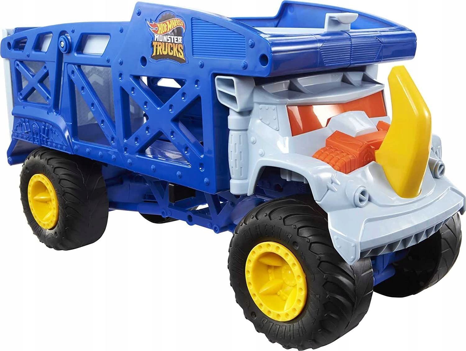 Игрушечный транспорт Hot Wheels Monster Trucks - Буровая установка Хот Вилс  Транспортер Носорог с местом для 12 Монстр Траков HFB13 купить в Москве |  Доставка по России.