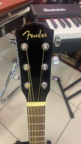 Fender CC-60SCE BLK WN электроакустическая гитара