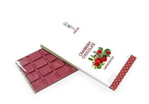 Шоколад Okasi с клюквой, 80г