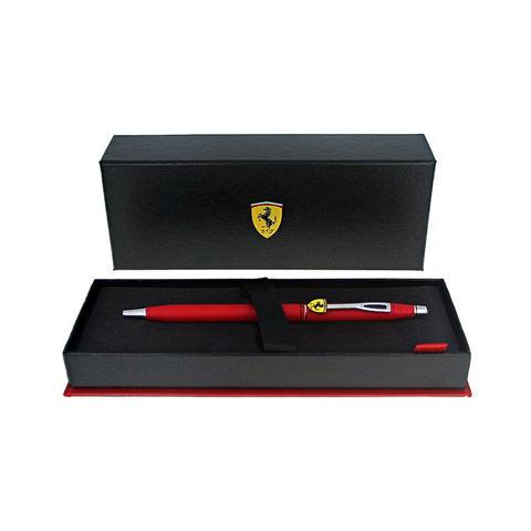 Ручка шариковая Cross Classic Century, Ferrari Matte Rosso Corsa Red Lacquer/Chrome (FR0082-117)