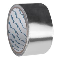 49-7-650 Лента клейкая металлизированная, полипропиленовая основа, клей - акрил, 48ммх50м (РемоКолор)