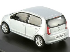 Skoda Citigo 2012 silver Brilliant metallic Abrex 1:43