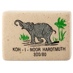 Ластик KOH-I-NOOR ELEPHANT 300/80, 8х26х19мм, цветной