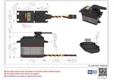 Сервопривод Hitec HS7980-TH(36.0-44.0 кг/см, 21.0-0.17сек/60°, 78,2г.)