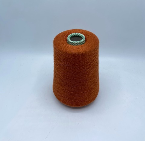 Cariaggi (пр.Италия) арт. Jaipur, 2/56 2800м/100гр,70% кашемир,30% шелк,цвет- Жженый апельсин(543/677), арт.33760