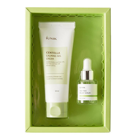 IUNIK Centella Edition Skincare Set набор для проблемной кожи с центеллой и чайным деревом