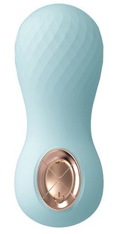 Голубой клиторальный стимулятор SOLENE - Dream Toys Aquatic 21734