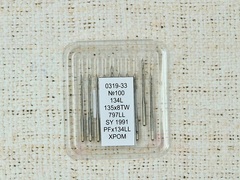 Иглы промышленные 0319-33 №100 134L, 10 игл