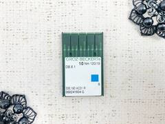 Игла промышленная, тонкая колба трикотаж 110/18 1738FFG, 10 игл