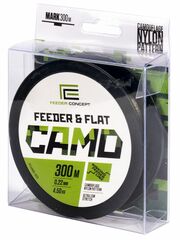 Леска монофильная Feeder Concept FEEDER&FLAT Camo 300м, 0.22мм