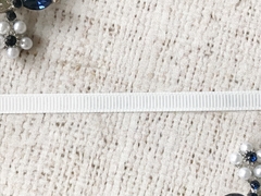 Лента репсовая, ш. 0,6 см, белый