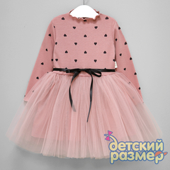 Платье (пояс, сетка, «сердечки»)