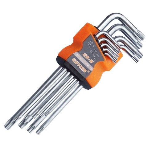 Набор Г-Образных Ключей TORX С Отверстием Sansheng T10-T50 9 Шт Ss-9pc-Torx