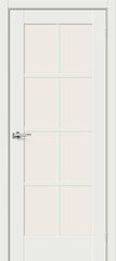 Дверь Прима-11.1 / Цвет White Matt / Стекло Magic Fog / Двери Браво