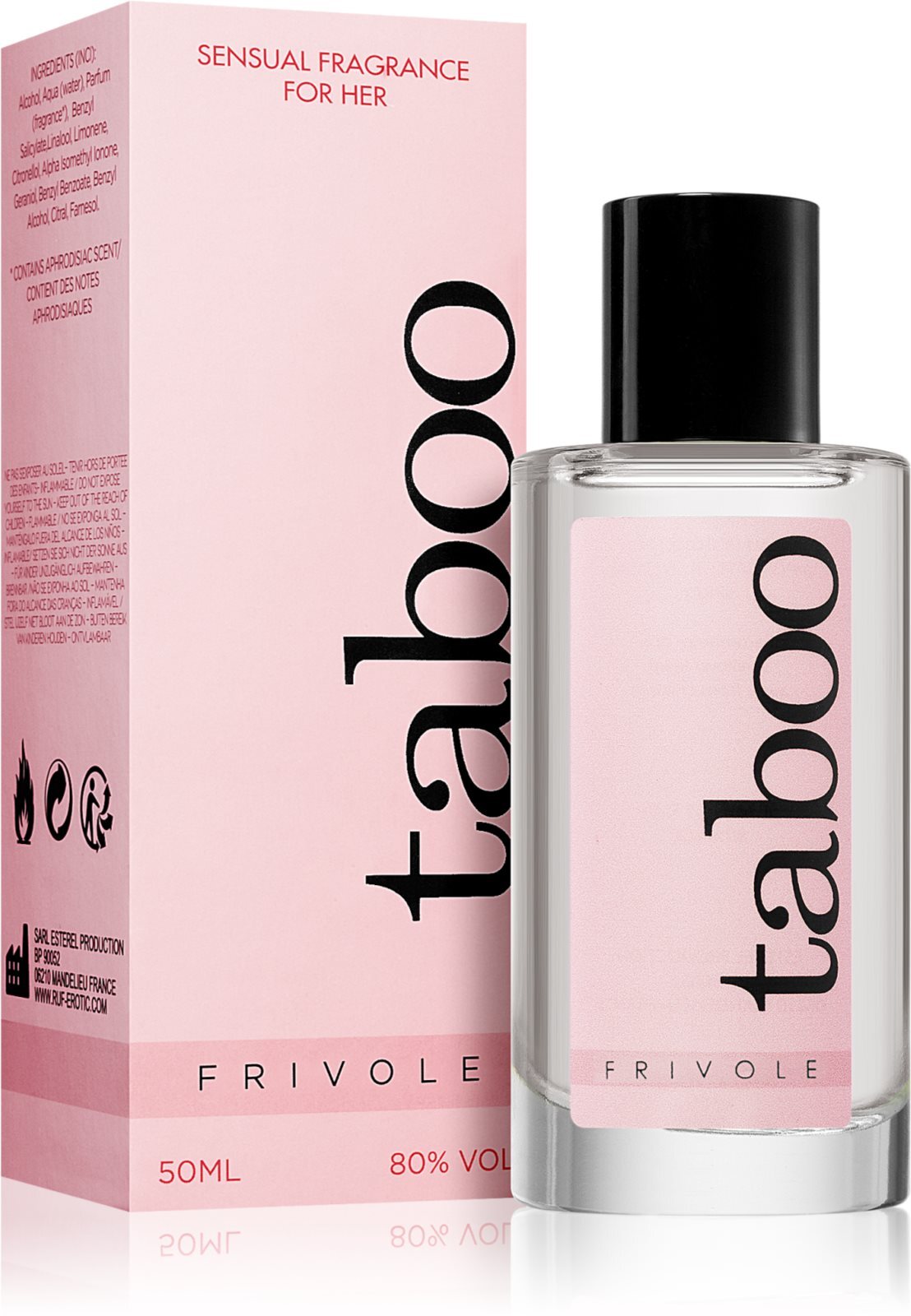 RUF туалетная вода Taboo FRIVOLE Sensual Fragrance For Her купить в Москве  | Доставка по России.