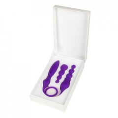 Двойной вибратор Adrien Lastic 2X с пультом ДУ