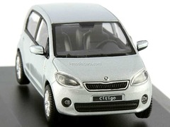 Skoda Citigo 2012 silver Brilliant metallic Abrex 1:43