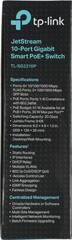 TP-Link SG2210P, 8-портовый гигабитный настольный PoE Smart коммутатор, 8 гигабитных портов RJ45 + 2 SFP-слота, 802.3af/at, до 61 Вт PoE