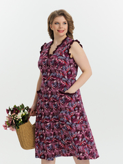 4532 Сарафан на пуговицах