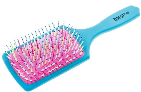 Щётка h10641-1615 массажная Rainbow широкая зелёная