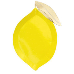 Тарелки «Лимон» 8 шт. (20см)