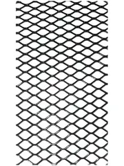 Решетка радиатора (сетка) 120х20см ячейки 7х4мм черная