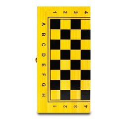 Шахматы дерево коричневая оконтовка ср