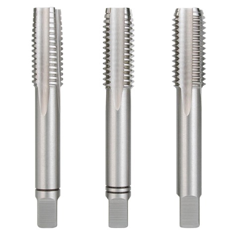 Метчик М16х2,0 (Комплект 3шт, левый) DIN352 HSS-G 6h 80мм a=9,0 Ruko 230160LI