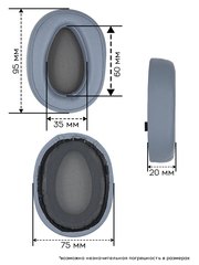 Амбушюры Sony MDR-100AAP