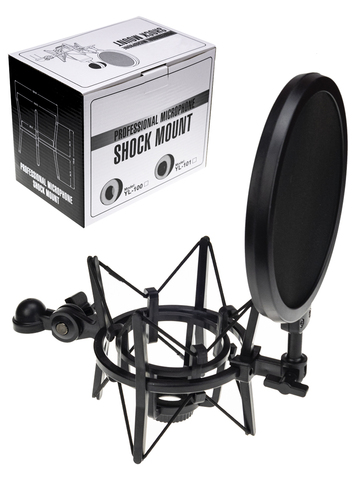 Паук для микрофона с поп-фильтром YL-100 (наружная резьба)