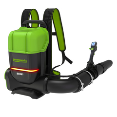 Воздуходувка Greenworks GD82BP2 82V (362 км/ч) ранцевая аккумуляторная, без АКБ и ЗУ