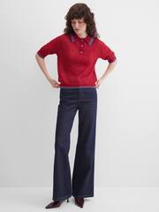 Джемпер поло красный