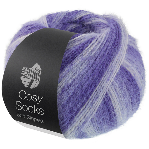 Lana Grossa Meilenweit Cosy Socks Soft Stripes 101