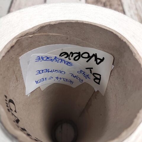 Кашемир с шелком (55%) Servizi e seta ROYAL CASHMERE 2/48 белый молочный