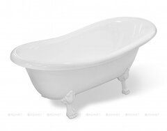 Aquanet AQ-00368585 AQ-00368585 Ванна отдельност FAMILY STONE CLASSIC 1600х800 на ножках (лапы белые) Aquanet (368585) фото
