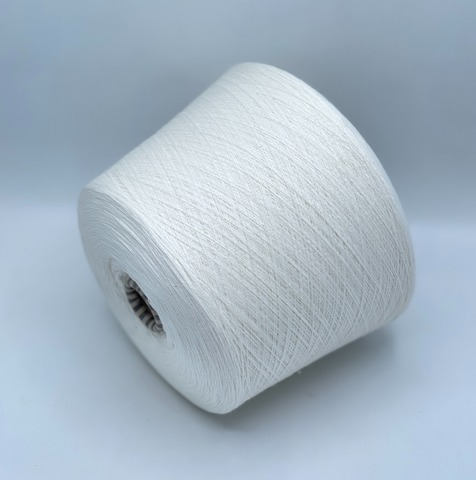 Tollegno, Woolcot, 2/30 1500м/100гр. 50%меринос 50%Хлопок, Белый(233), 38075