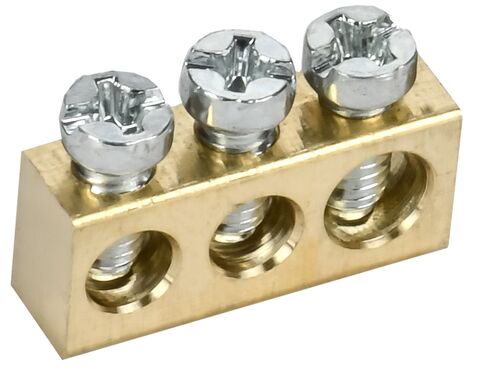 TEKFOR Шина нулевая сечение 6х9 3 отв. IEK